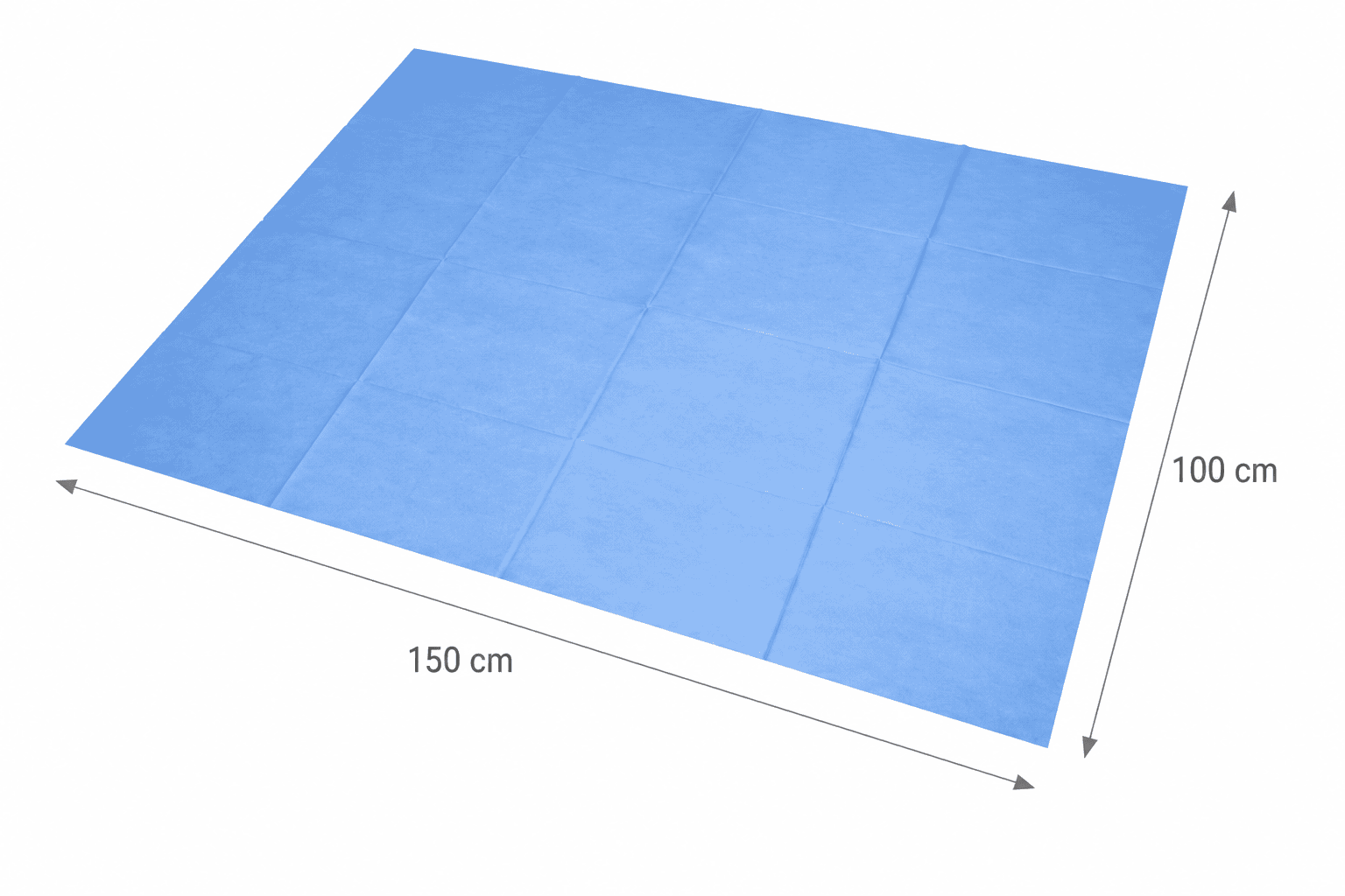 Afdeklaken 100x150cm, steriel 60 st/ds - Afbeelding 2