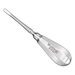 Luxator root elevator, curved 5mm