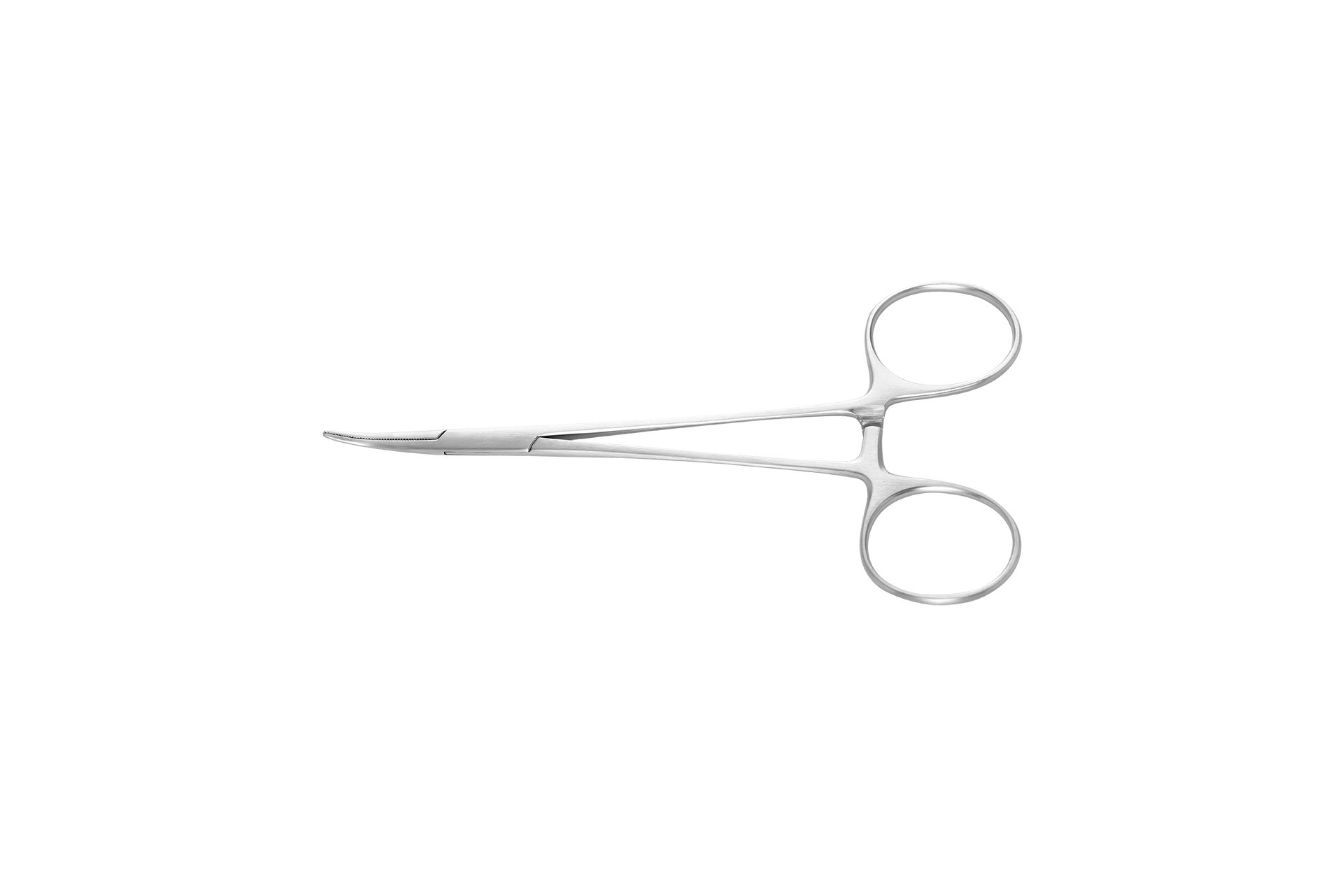 Zilveren chirurgische schaar met voor dentale procedures