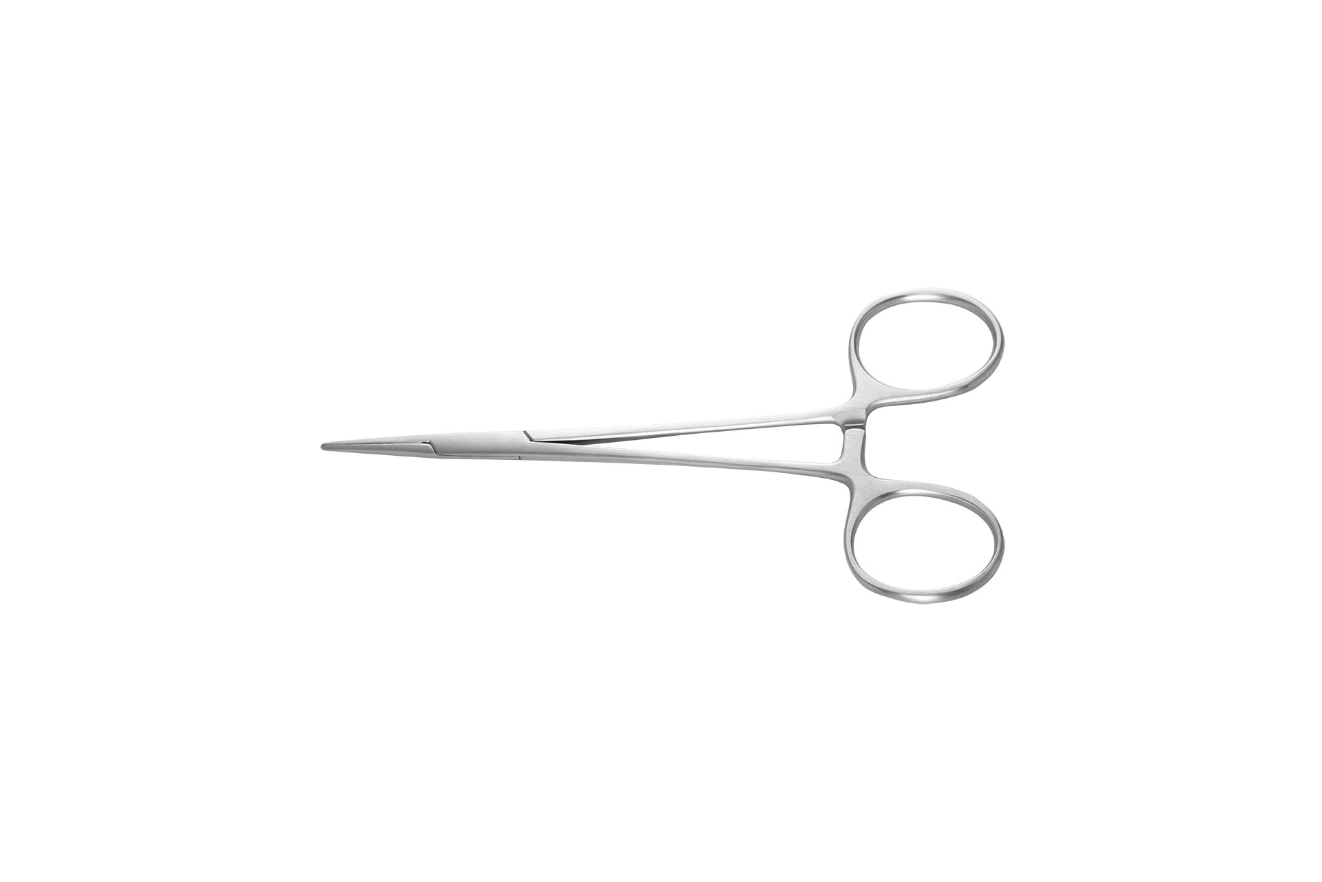 Zilveren chirurgische schaar met voor dentale procedures