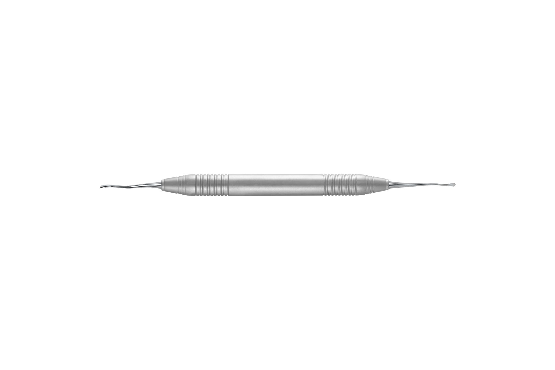 Dubbelzijdig roestvrijstalen chirurgisch instrument voor gebruik bij dentale procedures