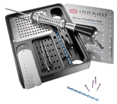 Bone-Fixation-Set, (microscrews) Ø 1,0/1,2/1,4/1,6mm