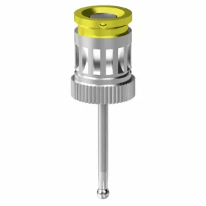 Prosthetic screwdriver manual long for torque screw