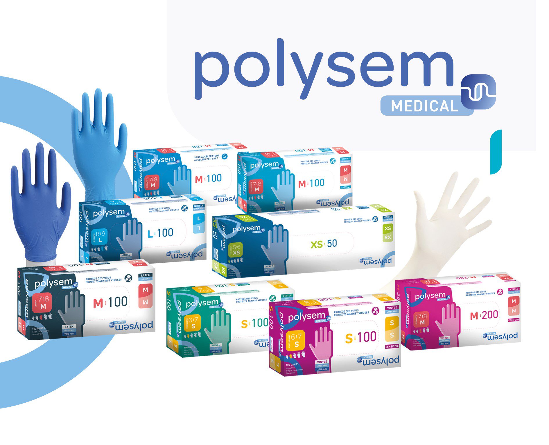 Polysem nitril handschoenen - Afbeelding 3