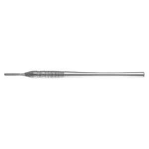 Chirurgisch instrument met vlakke, rechte beitelpunt voor preparatie tijdens dentale chirurgie