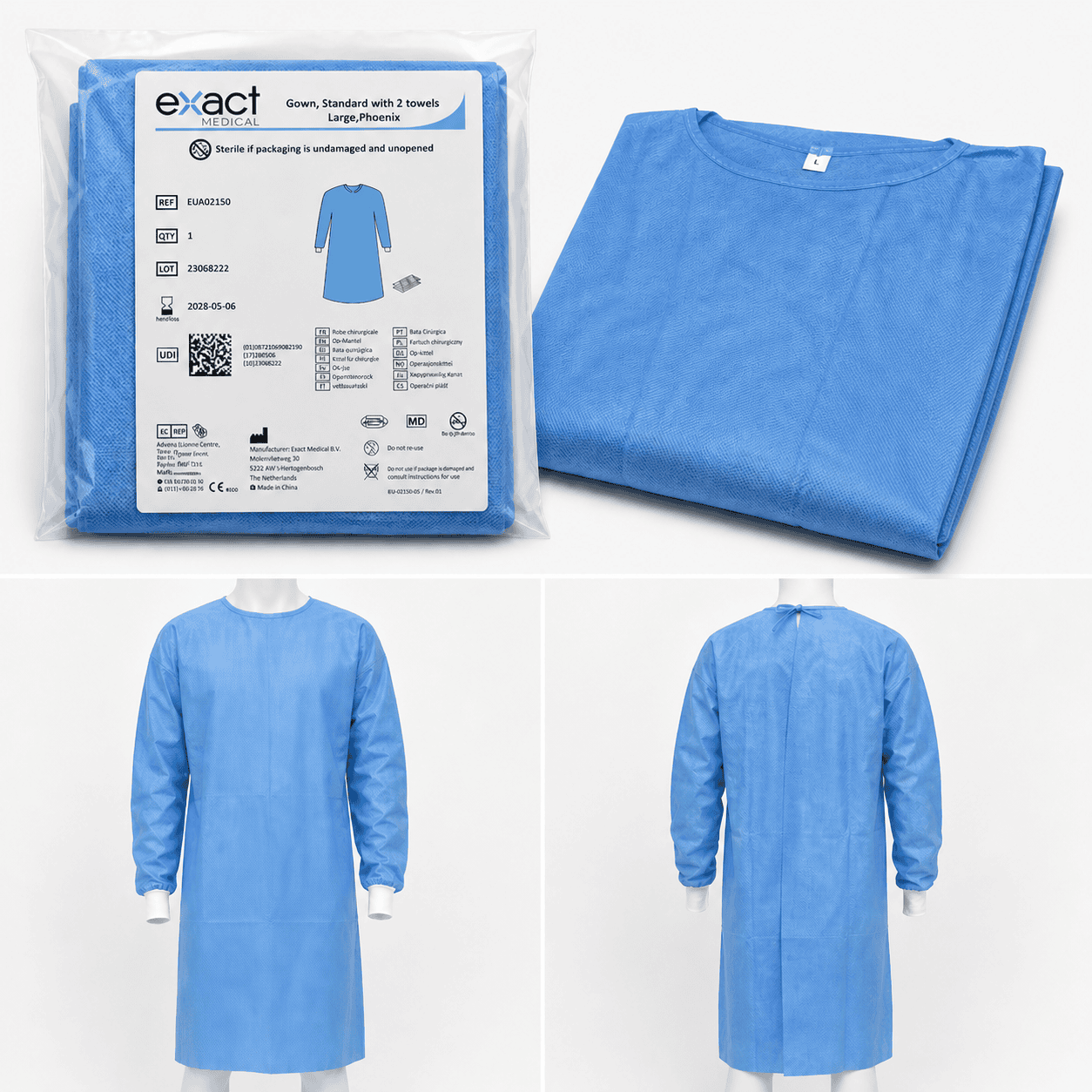 OK jas comfort maat XL steriel (40 st)