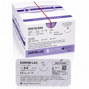 DD515LRAH - Darvin Lac Fast 4-0 ongekl., 18,7mm 3/8C, 45cm, 36st/verp