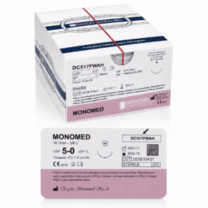 Monomed DC517FWAH 5-0, 18,7mm, 3/8C, 45cm, undyed (36st)